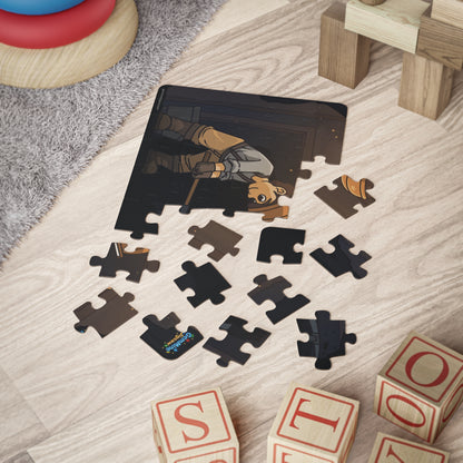 Take-Along Puzzle | Hard at work